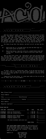 ACiD Caps Order Form by acid!press