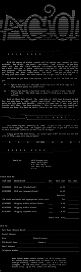 ACiD Caps Order Form by acid!press