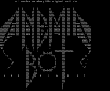 Anemia Bot ASCII #1 by Nuremberg