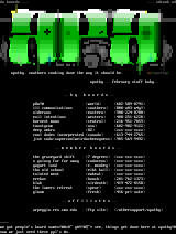 Feb. '96 Site List by Apathy Studios