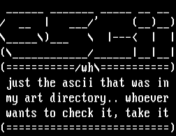 My ascii diz by WHiTE DeaTH