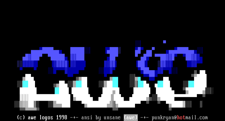 AWE Lettering by Unsane