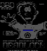 Ascii Welcome Screen (deadlock) by Black Jack