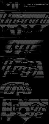 ascii collection by the illusionist