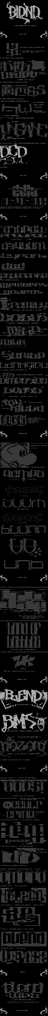 ASCII logocluster 12/96 by multiple artists