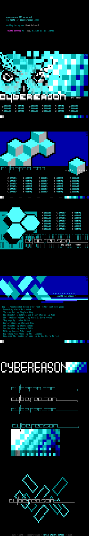 cybereason BBS menu set by filth