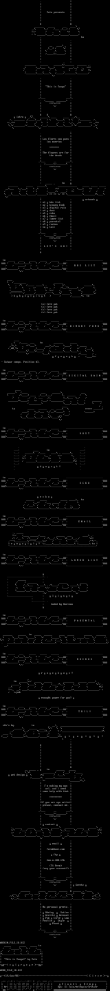 "Tango" Ascii Colly by El Talo