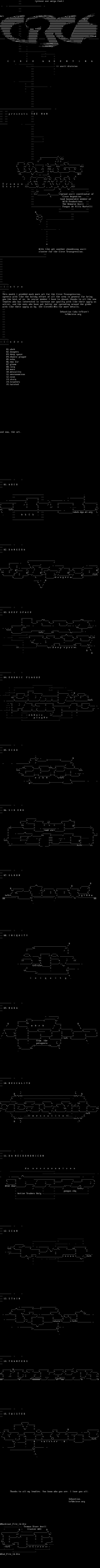 "Circe #3 Ascii Cluster" by Truman Starr