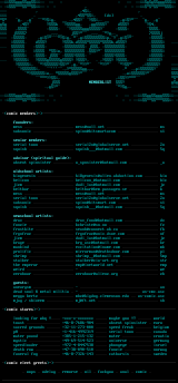 comic!ascii ereet members by comic development