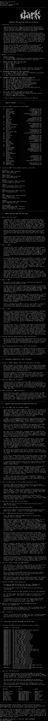 DARK FAQ v1.80 by Multiple Authors