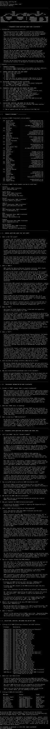 DARK FAQ v1.82 by Multiple Authors