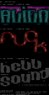 ascii colly by velodrome