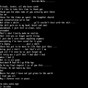 "Suicide Note" by Leper Messiah