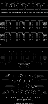 ascii logo stack two by mr. popeil