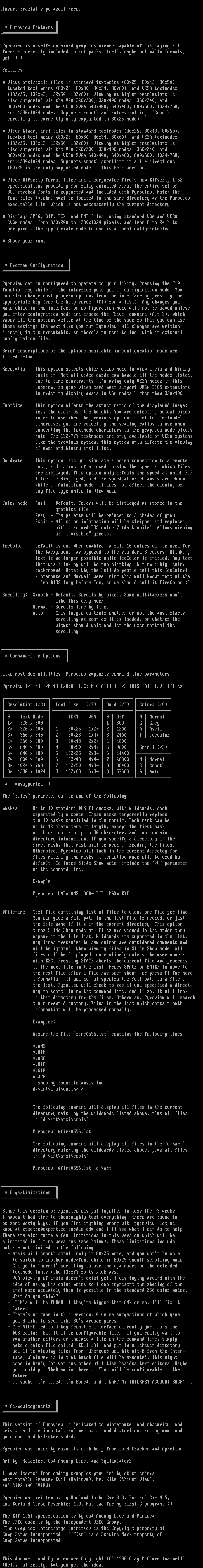 Pyroview Documentation for v5.0 by Maxwell