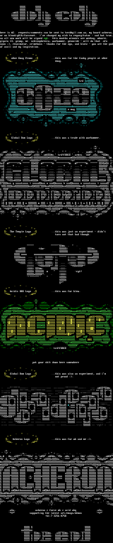 Ascii Collection #2 by Regurgitator/Terd