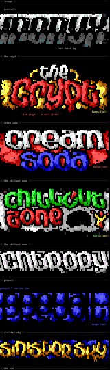 Ansi logos pack 13 by burps