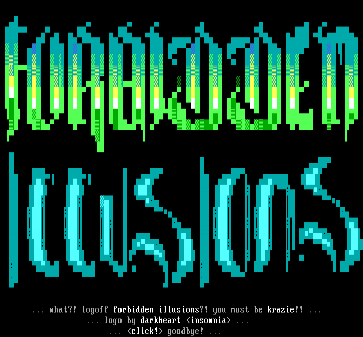 The Forbidden Illusions Logoff by DarkHeart