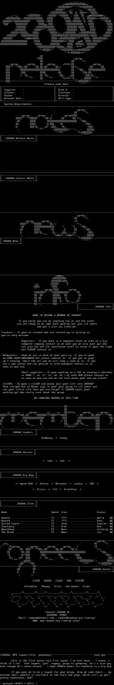 2000 AD info layout by meatpod