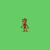 Baby Groot by 8bit Poet