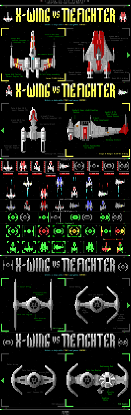 X-Wing vs. TIE Fighter by nitron