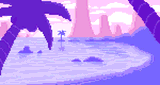 Blue Beach by PixelArtForTheHeart