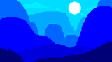 Night Landscape by PixelArtForTheHeart