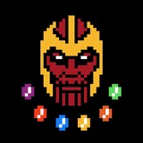 Thanos by 8bit Poet