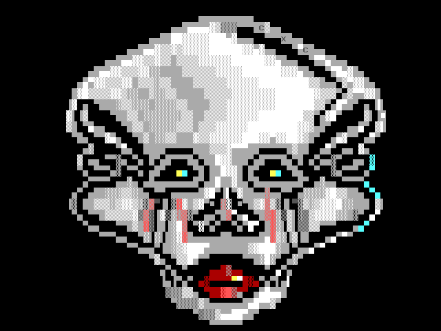 Face of Sad Mask by CoaXCable
