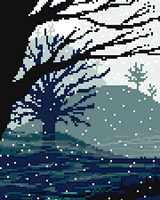 Bleak Midwinter by Pixel Art For The He