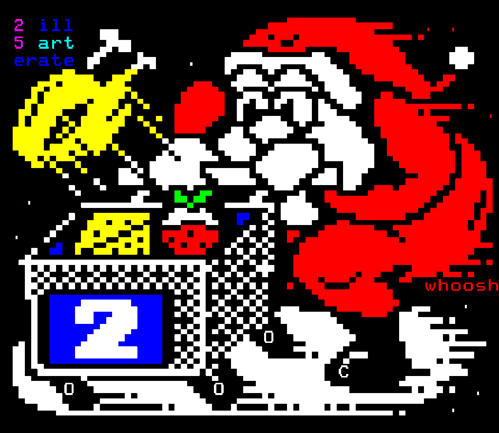 Supermarket Santa by Illarterate