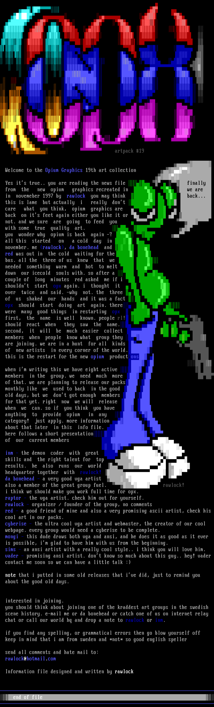 Information by rAwlOck     (rl!)