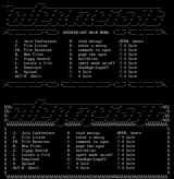 Overfreight ascii menu #1 by Diammond Darrell