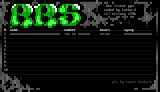 bbs lister menu by count drakula