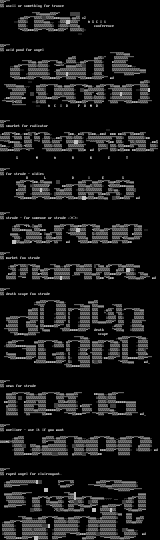 ascii-colly by w0odoo