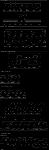 aSCii Logo Colly by Enraged Prisoner