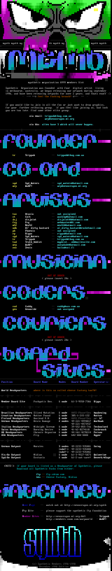 Synthetic (LAST) Artpack Members by Synthetic