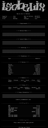 ISOBELIX Ascii by sensAh