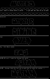 ASCii Logos by Naplam Death
